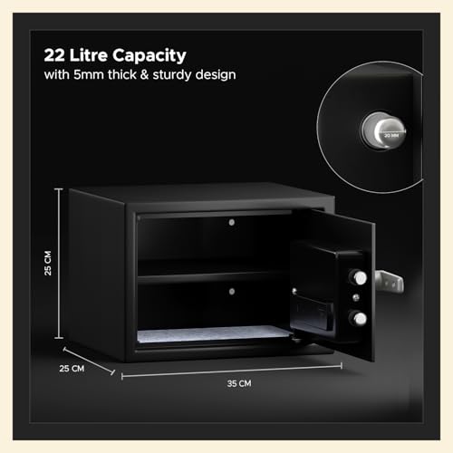 Lifelong 22L Digital Fingerprint Safe