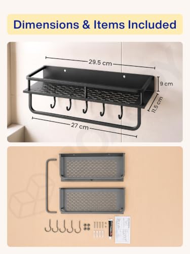 BOXJOY Set of 2 Metal