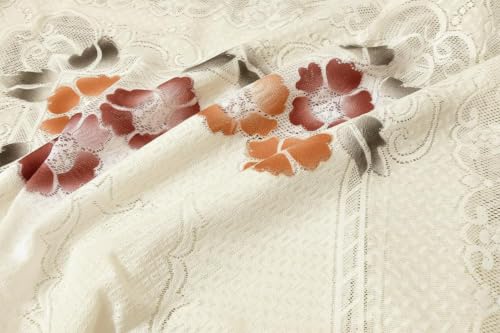 Cotton Net Embroidered Center &