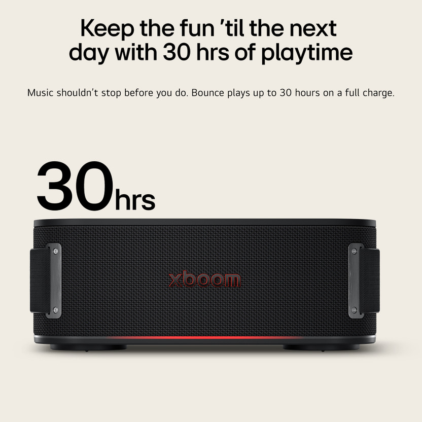 LG XBOOM BOUNCE by will.i.am|30hrs Playtime| IP67 Water/Dust Resi - Image 5
