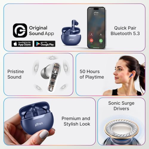 pTron Bassbuds Astra in-Ear TWS