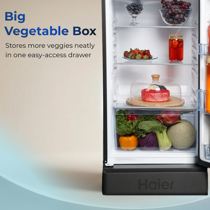 Haier 190 L Direct Cool Single Door 4 Star Refrigerator with Base - Image 5