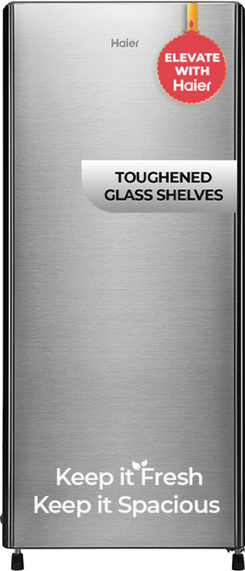 Haier 190 L Direct Cool Single Door 4 Star Refrigerator with Base - Image 7