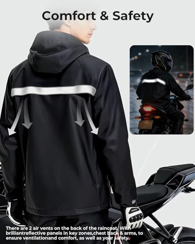 ISABRELLA Raincoat for Men Waterproof