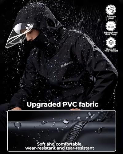 ISABRELLA Raincoat for Men Waterproof