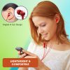 JBL C150SI with One Button Universal Remote Wired Headset (Red, I - Image 4
