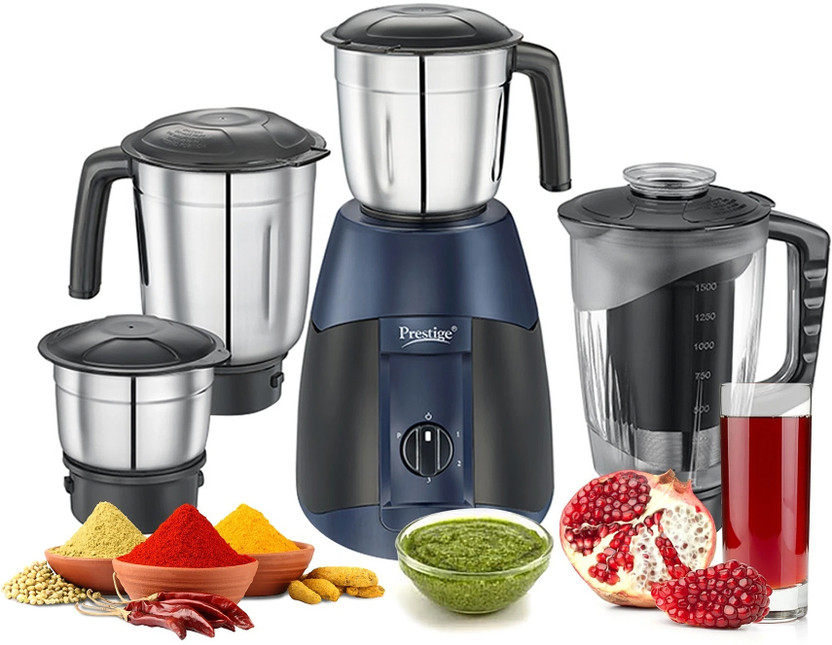 Prestige Supreme 750 W Juicer Mixer Grinder (Atlas Supreme | 4 Ja