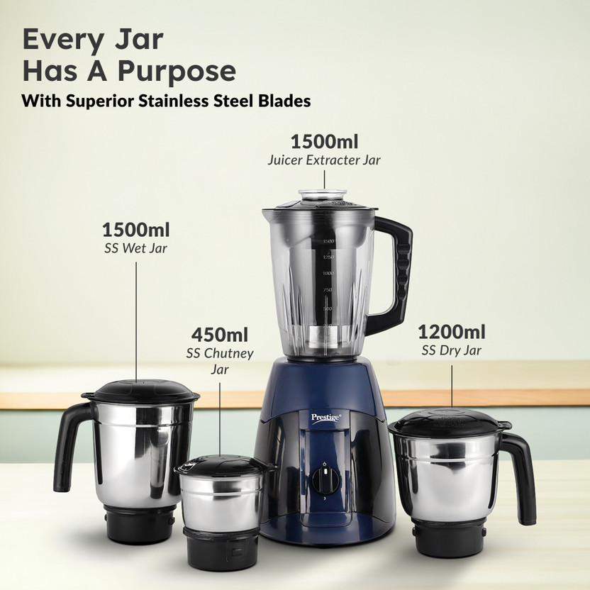 Prestige Supreme 750 W Juicer Mixer Grinder (Atlas Supreme | 4 Ja - Image 3