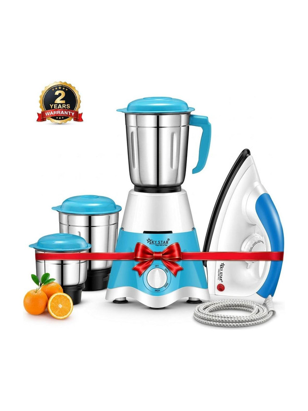 Skystar Elegant Mixer Grinder & 750 Dry Iron Super Combo 700 W Mi
