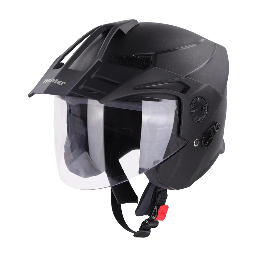Steelbird SBH-23 Hunter ISI Certified Open Face Helmet Motorbike ...more