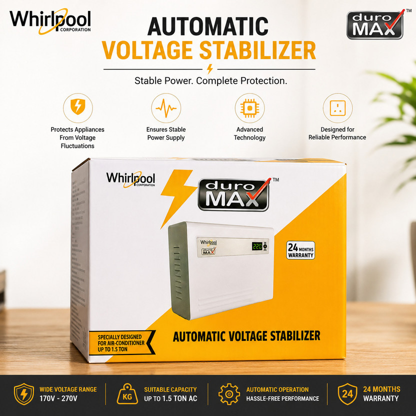Whirlpool 170V Stabilizer MODEL 1740 Wide Working Range best for - Image 5