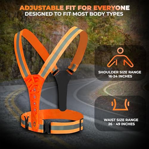 Robustt High visibility LED Safety
