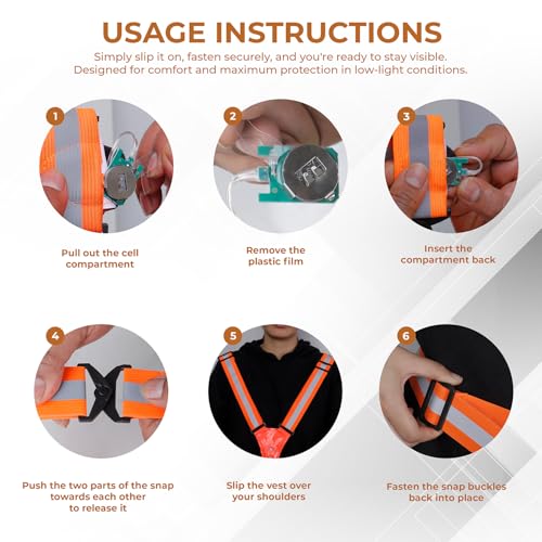 Robustt High visibility LED Safety
