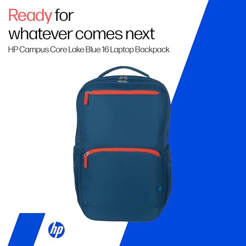 HP Campus Core 16 Laptop Backpack - Lake Blue - Image 2