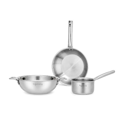 Lifelong Triply 3-piece cookware Set
