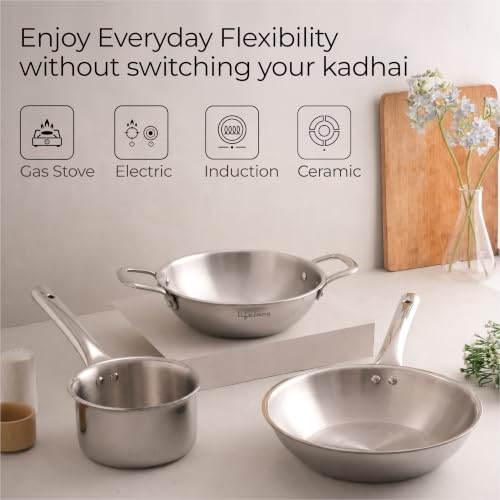 Lifelong Triply 3-piece cookware Set