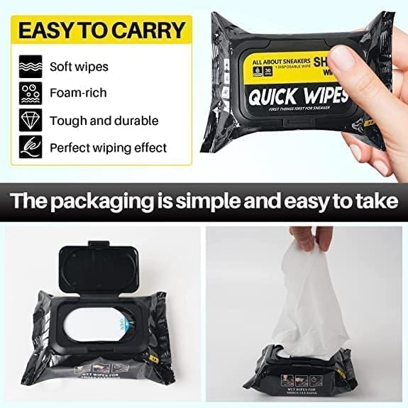 Shoe Cleaning Wipes – Instant