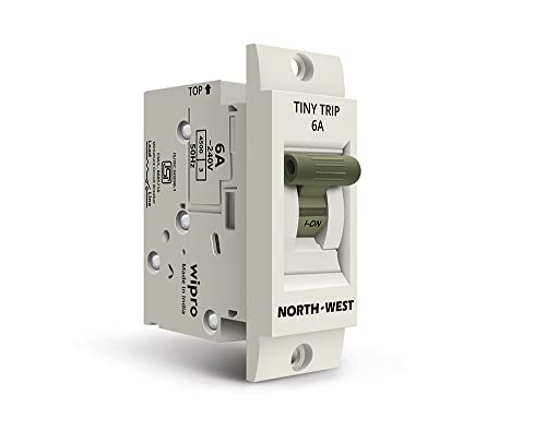 Wipro Northwest Tiny Trip Miniature MCBs 6A SP Pack of 2 - Image 2