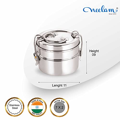 neelam Stainless Steel Lunch Box/Tiffin