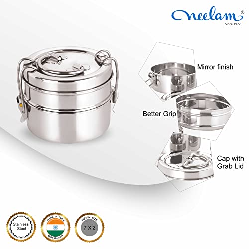 neelam Stainless Steel Lunch Box/Tiffin