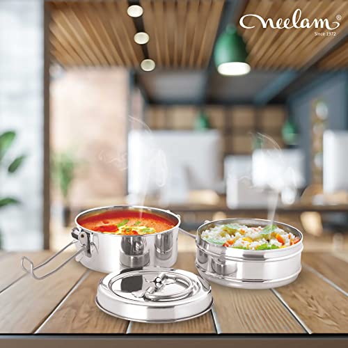 neelam Stainless Steel Lunch Box/Tiffin
