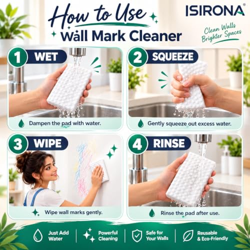 Wall Mark Cleaner Magic Sponge Eraser Pack of 1 - Image 3