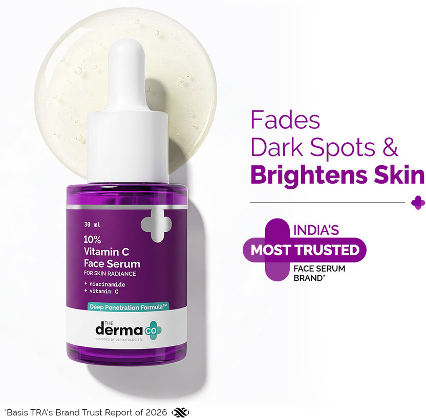 The Derma Co 10% Vitamin C Face Serum for Skin Radiance (20 ml)