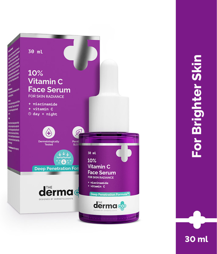The Derma Co 10% Vitamin C Face Serum for Skin Radiance (20 ml) - Image 2