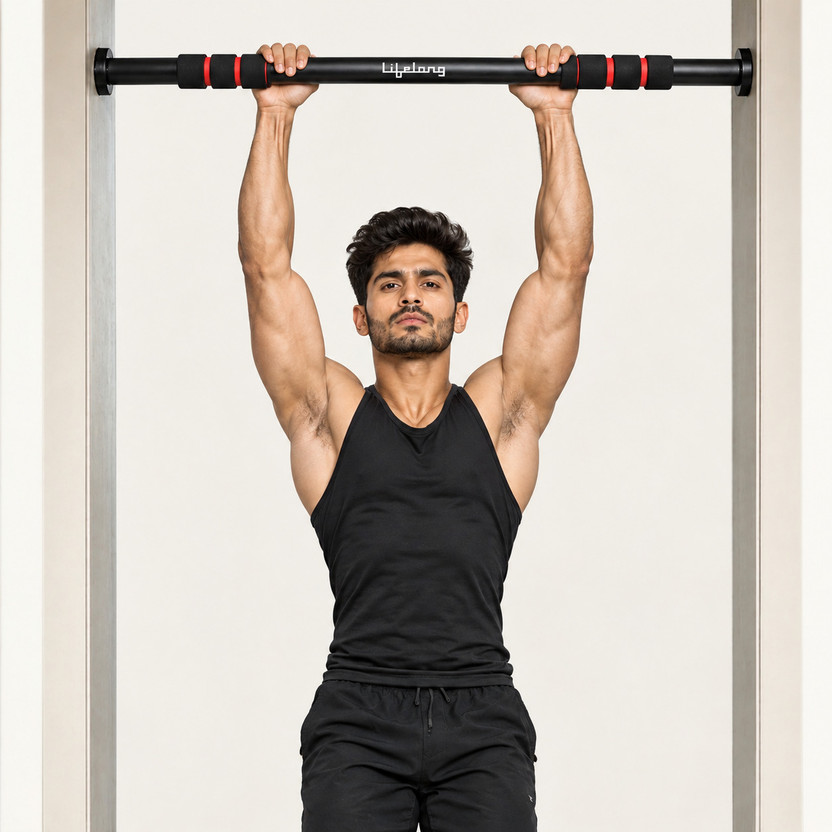 Lifelong Adjustable Pull-Up Bar For Home Gym | Best For Kids, Men...more