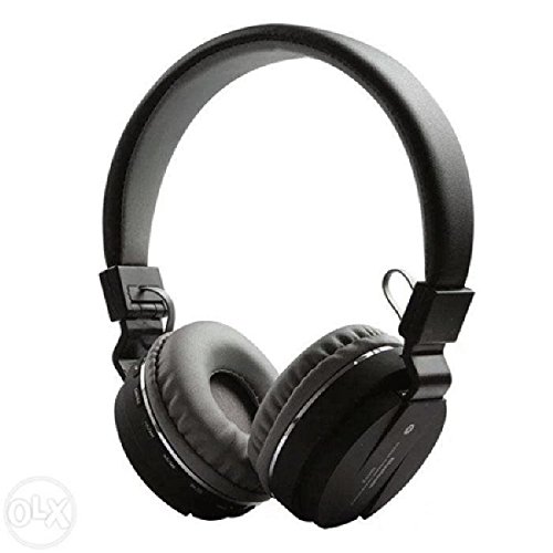 PremiumAV SH12 Wireless Bluetooth Over The Ear Headphone with Mic (Black)
