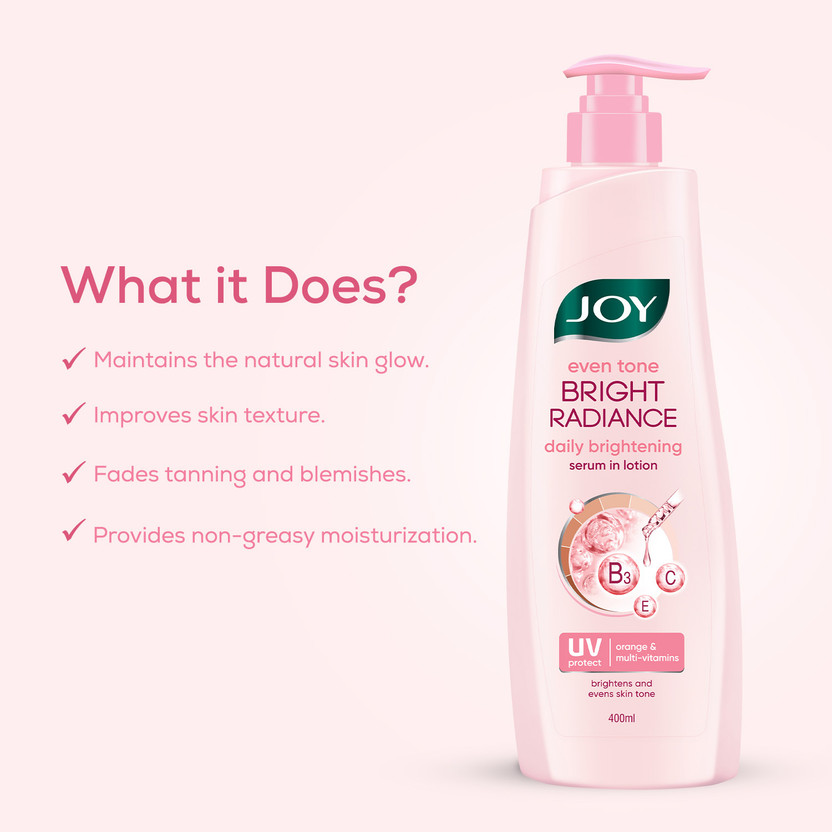 Joy Bright Radiance Daily Brightening Body Lotion with UV Protect - Image 4