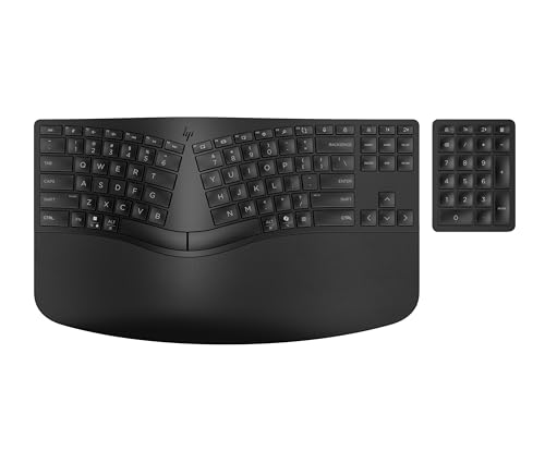 HP 960 Ergonomic Wireless Keyboard/Multi-Device/Soft