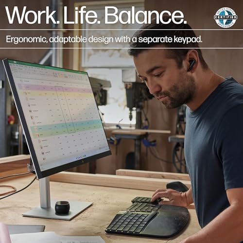 HP 960 Ergonomic Wireless Keyboard/Multi-Device/Soft