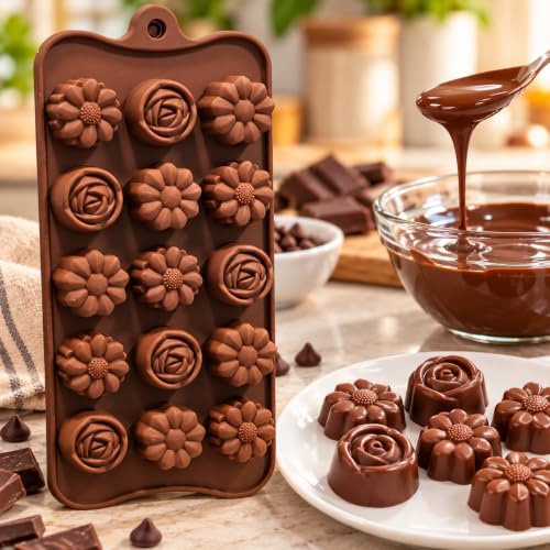 Clazkit Silicone Chocolate Moulds |Heart