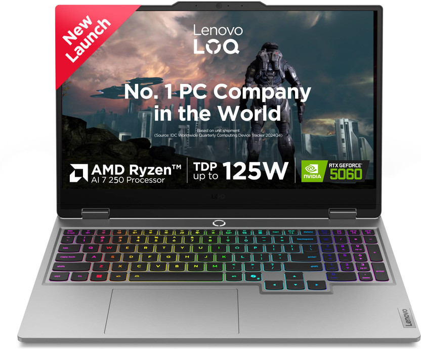 Lenovo LOQ 2025 AMD Ryzen 7 Octa Core 250 - (16 GB/512 GB SSD/Win...more