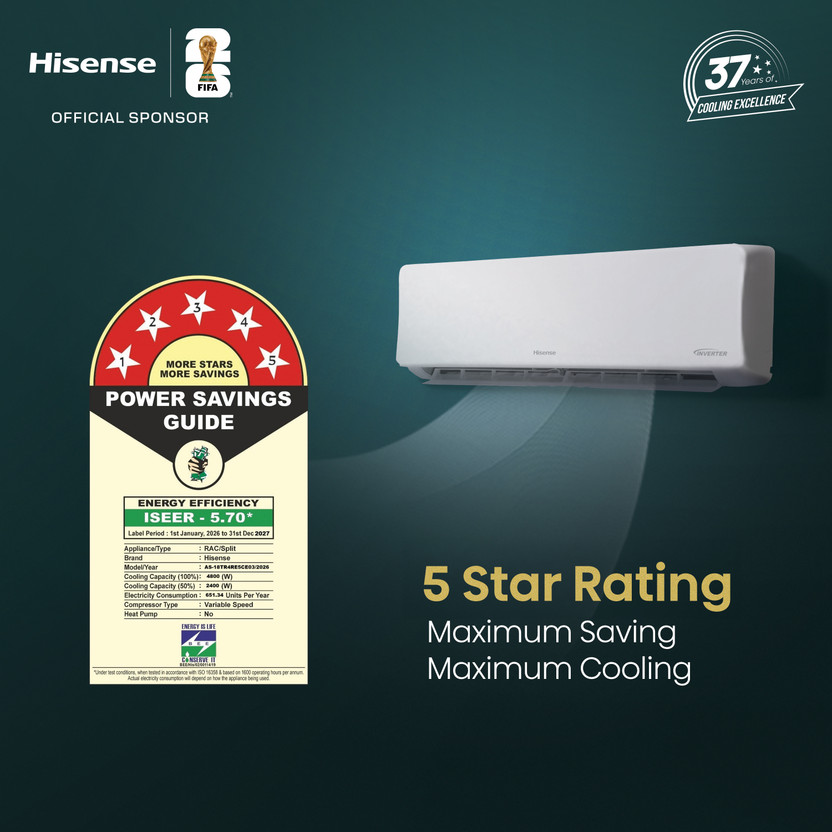 Hisense 2026 Model 1.5 Ton