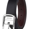 AEROPOSTALE Men Casual Brown Genuine Leather Reversible Belt - Image 6