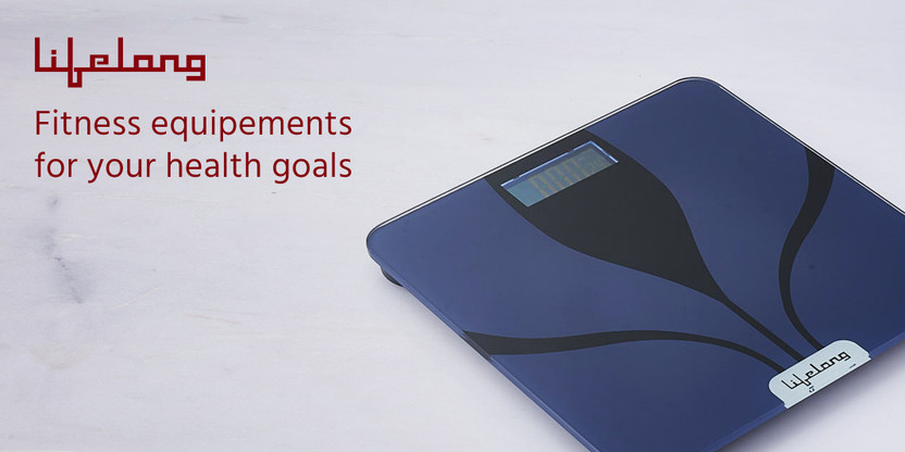 Lifelong Glass Weight Machine Weighing Scale (Blue) - Image 10