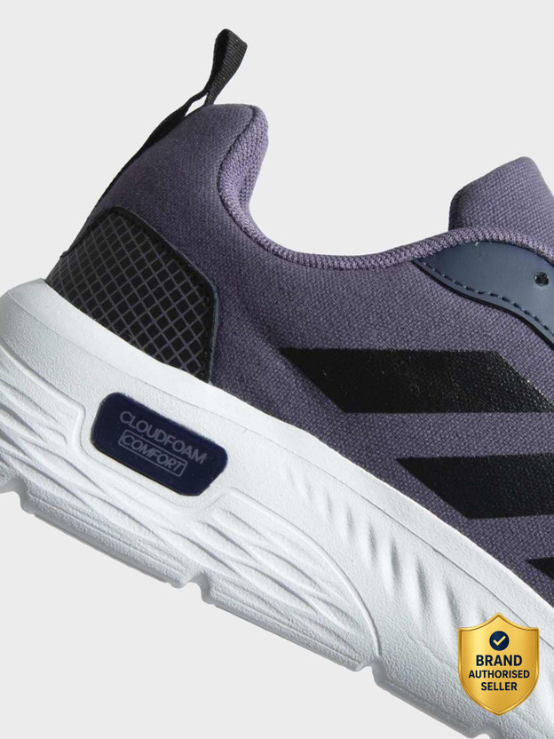 ADIDAS CLOUDFOAM COMFY LE 3 Walking Shoes For Men (Purple , 8)