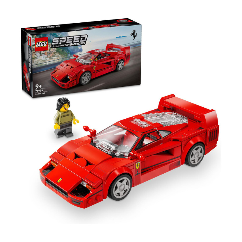 LEGO Speed Champions Ferrari F40 Supercar Vehicle Toy 76934 (318 ...more