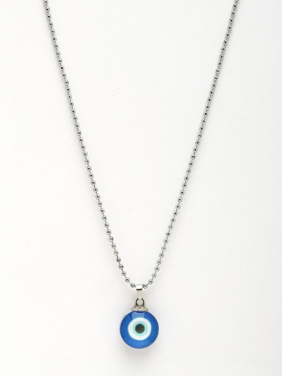 Anouk Unisex Stainless Steel Silver-Plated Pendants with Chains - Image 4