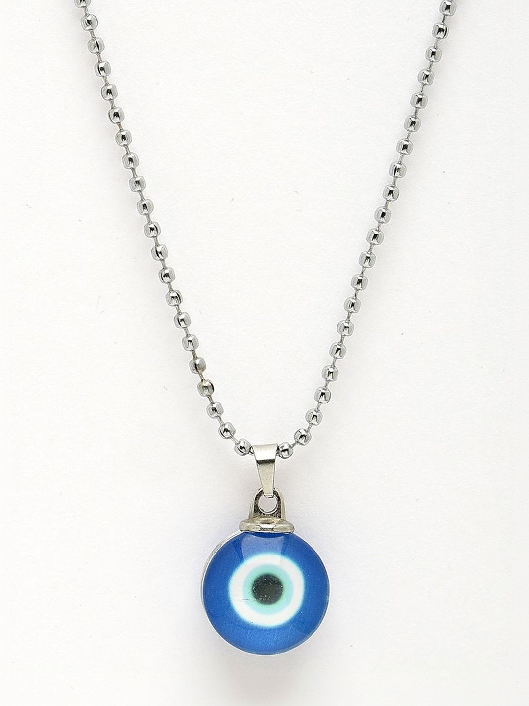 Anouk Unisex Stainless Steel Silver-Plated Pendants with Chains - Image 7