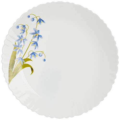 Borosil Fluted Lavender Dinner Set, 25-Pieces, White - Image 3