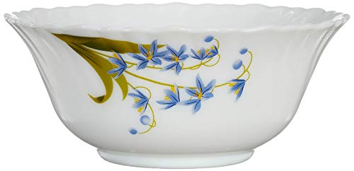 Borosil Fluted Lavender Dinner Set, 25-Pieces, White - Image 5