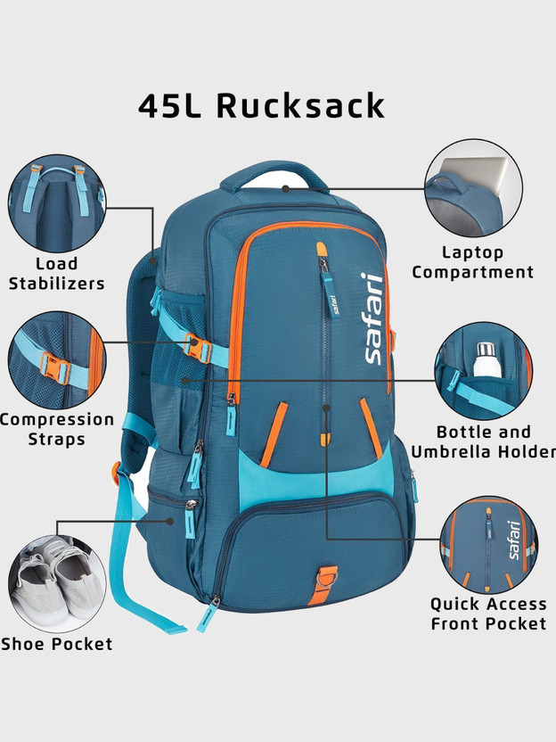 SAFARI ANTIC RS Rucksack - 45 L (Blue) - Image 4