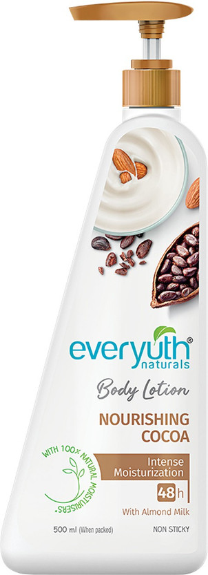 Everyuth Naturals Body Lotion Nourishing Cocoa 48 hr Moisturizati