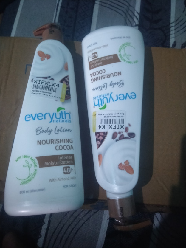 Everyuth Naturals Body Lotion Nourishing Cocoa 48 hr Moisturizati - Image 10