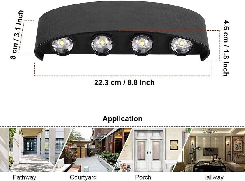 Blissbells Uplight Wall Lamp With Bulb - Image 4