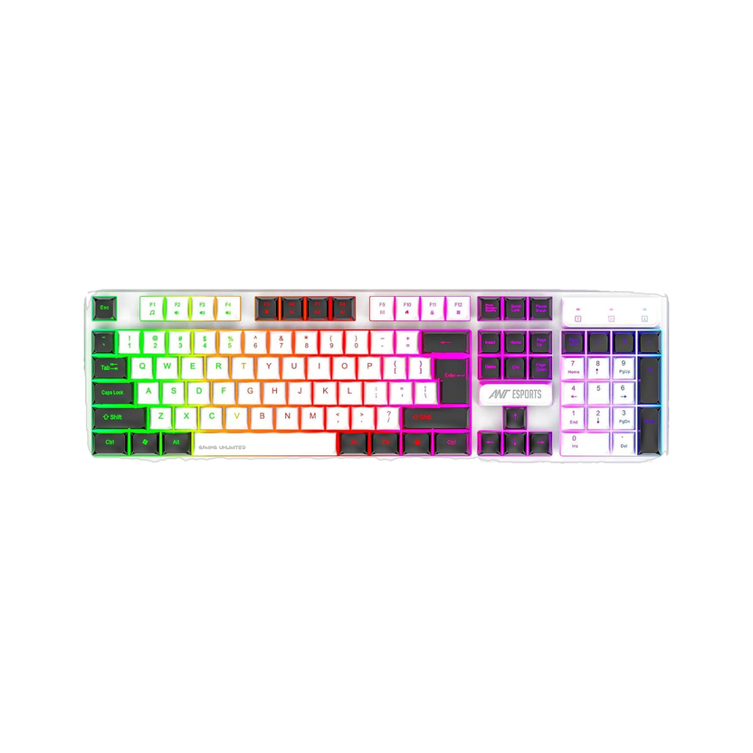 Ant Esports MK1700 Membrane USB-A Connection, Quiet Keystrokes, 1