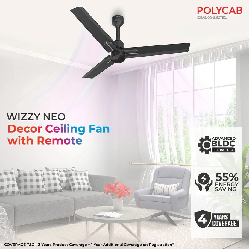Polycab Wizzy Neo100% CopperHigh Air Delivery with 4 Year Warrant - Image 3